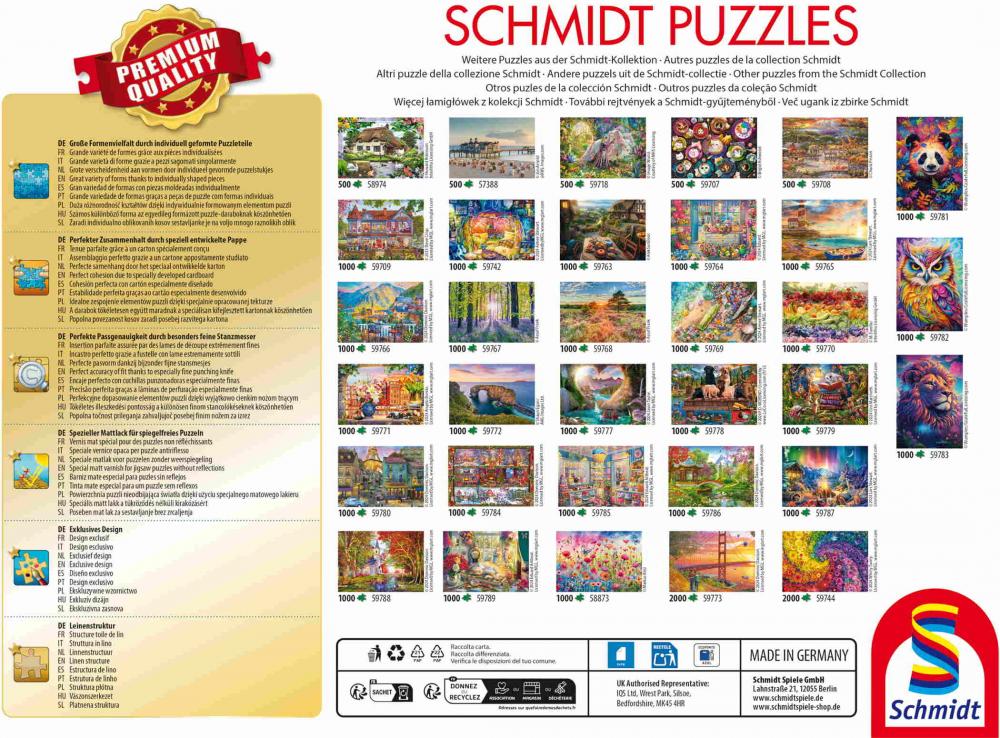 1000 Teile Schmidt Spiele Puzzle Blumenbouquet 58888