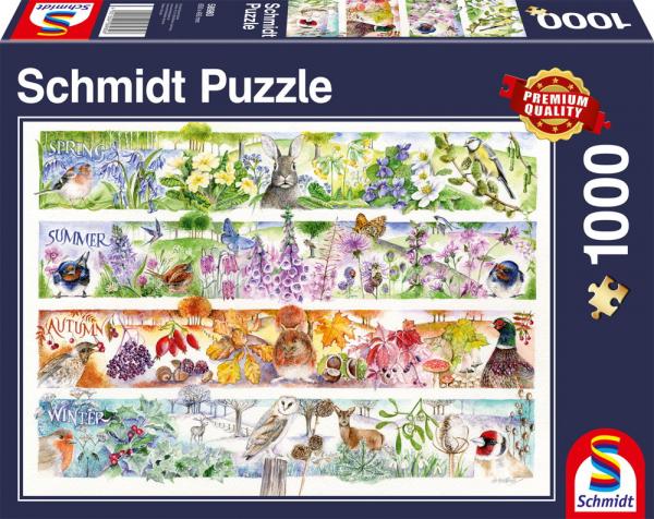 1000 Teile Schmidt Spiele Puzzle Jahreszeiten 58980