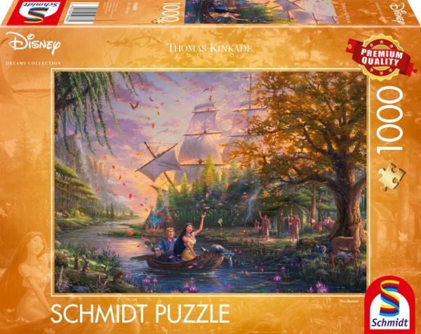 1000 Teile Schmidt Spiele Puzzle Thomas Kinkade Disney Pocahontas 59688
