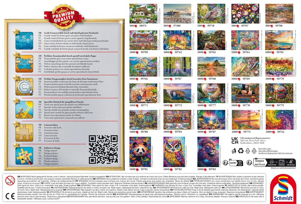 500 Teile Schmidt Spiele Puzzle Traumreise mit Einhorn 59718