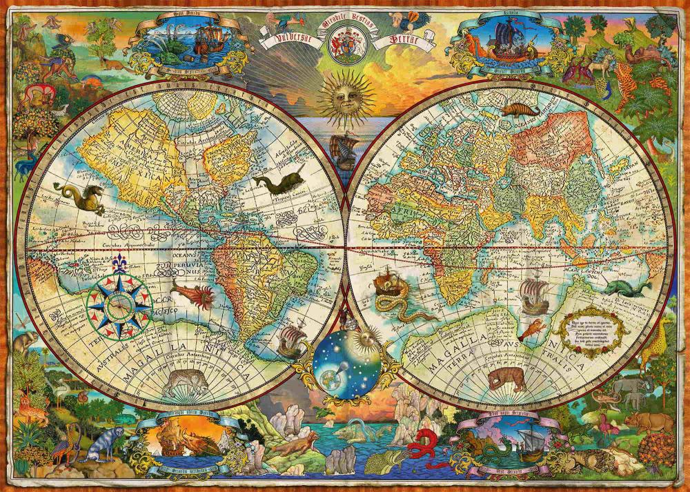 2000 Teile Schmidt Spiele Puzzle Gestalten der Erde 59741