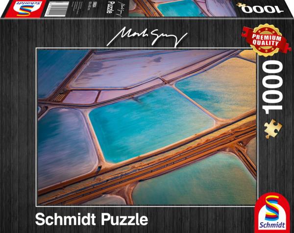 1000 Teile Schmidt Spiele Puzzle Mark Gray Pastelle 59924