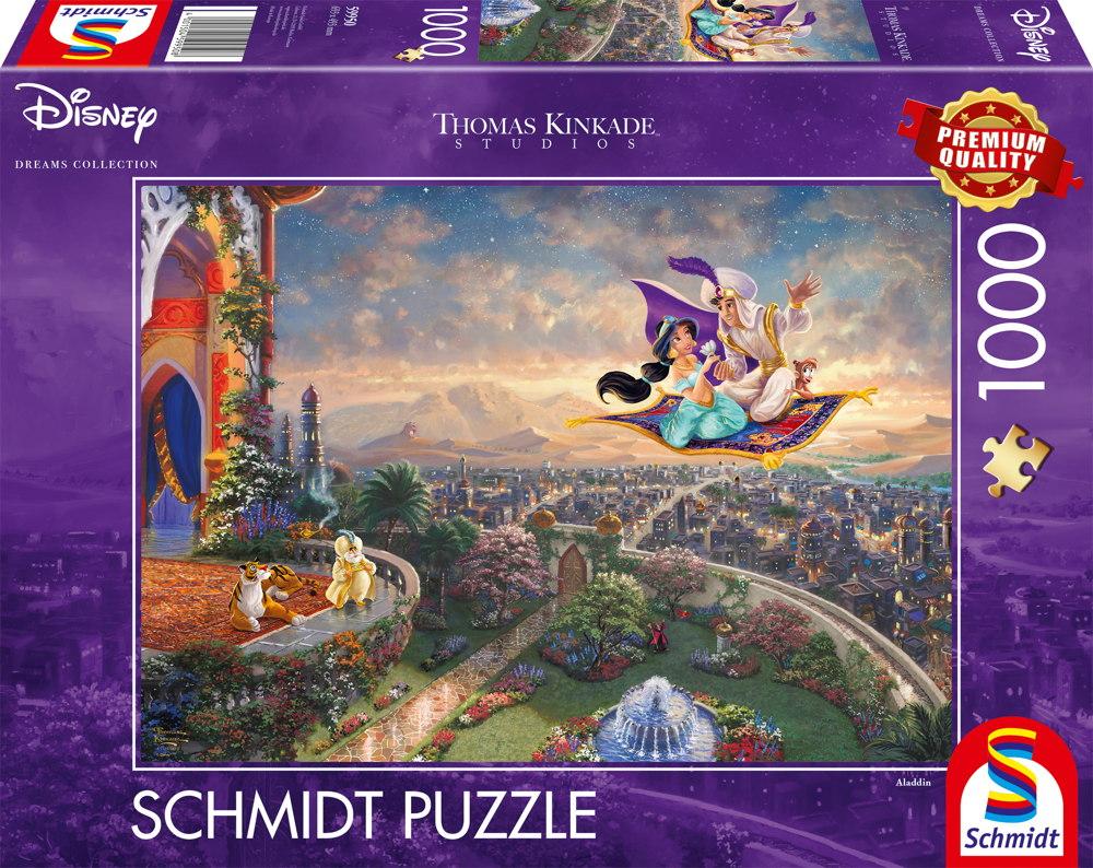 1000 Teile Schmidt Spiele Puzzle Thomas Kinkade Disney Aladdin 59950