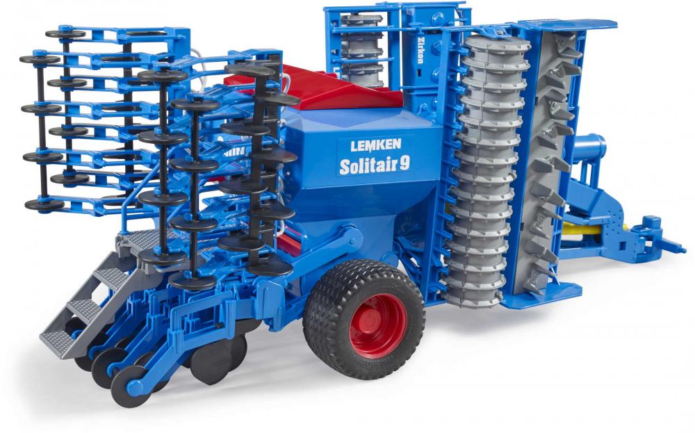 Bruder Spielfahrzeug Landwirtschaft Anhänger LEMKEN Solitair 9 Saatkombination 02026