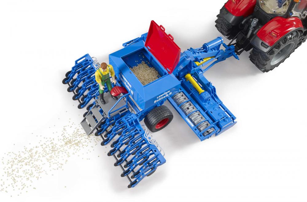 Bruder Spielfahrzeug Landwirtschaft Anhänger LEMKEN Solitair 9 Saatkombination 02026