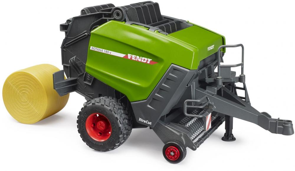 Bruder Spielfahrzeug Landwirtschaft Anhänger Fendt Rundballenpresse Rotana 180V 02038
