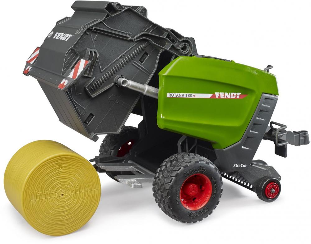 Bruder Spielfahrzeug Landwirtschaft Anhänger Fendt Rundballenpresse Rotana 180V 02038