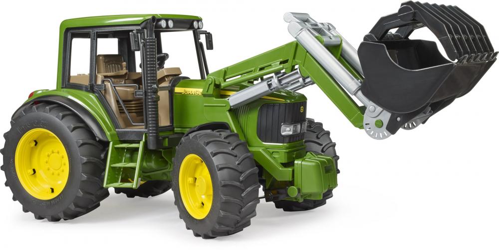 Bruder Spielfahrzeug Landwirtschaft Traktor John Deere 6920 mit Frontlader 02052