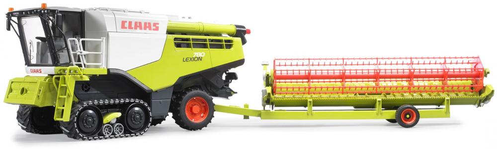 Bruder Spielfahrzeug Landwirtschaft Erntemaschine Claas Lexion 780 Terra Trac Mähdrescher 02119