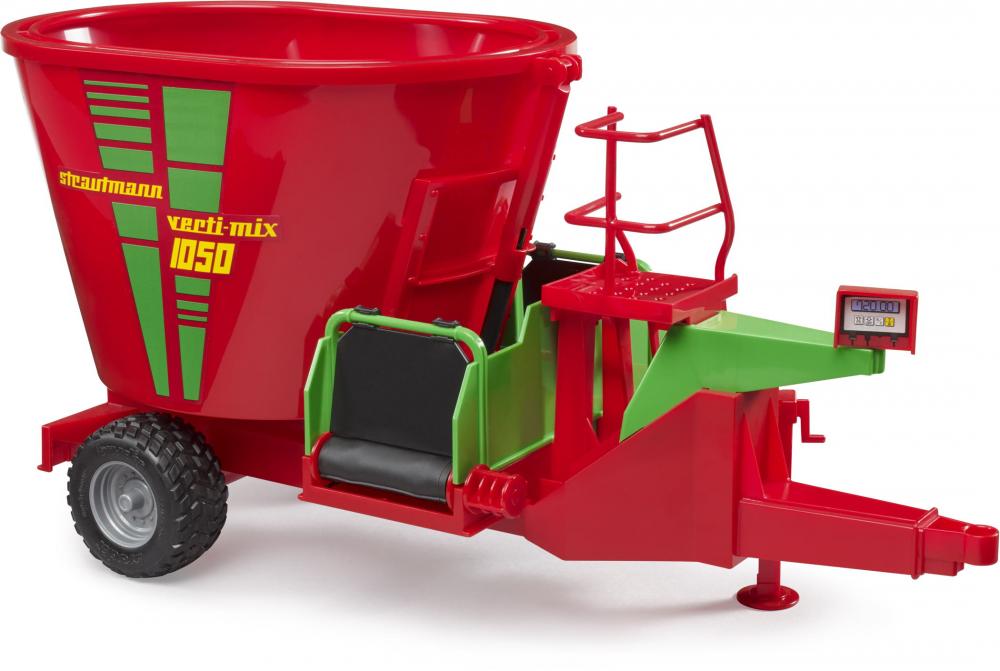 Bruder Spielfahrzeug Landwirtschaft Anhänger Strautmann Verti-Mix 1050 Futtermischwagen 02127