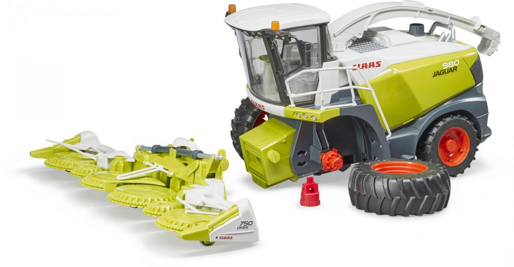 Bruder Spielfahrzeug Landwirtschaft Erntemaschine Claas Jaguar 980 Feldhäcksler 02134