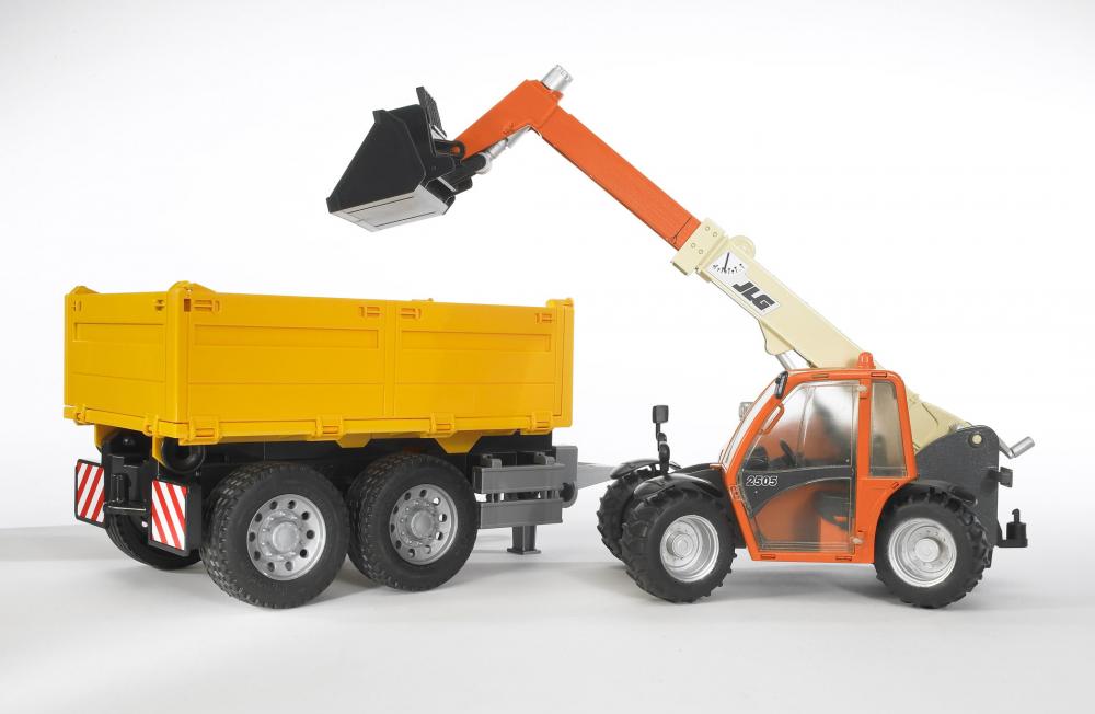 Bruder Spielfahrzeug Baustelle Lader JLG 2505 Teleskoplader 02140