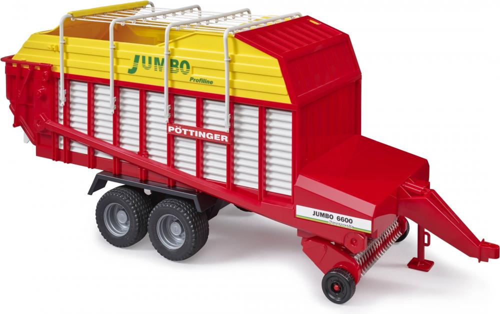 Bruder Spielfahrzeug Landwirtschaft Anhänger Pöttinger Jumbo 6600 Profiline Ladewagen 02214