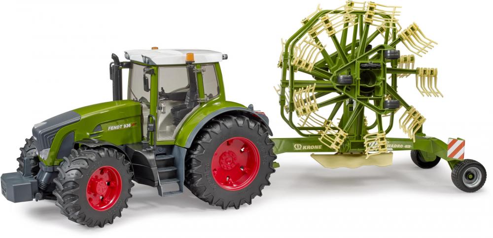 Bruder Spielfahrzeug Landwirtschaft Anhänger Krone Schwader 02216