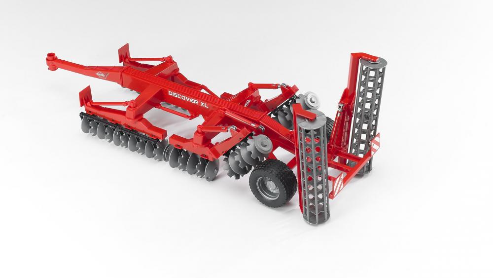 Bruder Spielfahrzeug Landwirtschaft Anhänger Kuhn discover XL Scheibenegge 02217