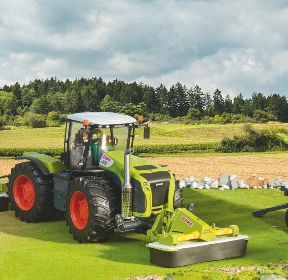 Bruder Spielfahrzeug Landwirtschaft Anhänger Zubehör: Claas Disco 3050 FC Plus Frontmähwerk 02324
