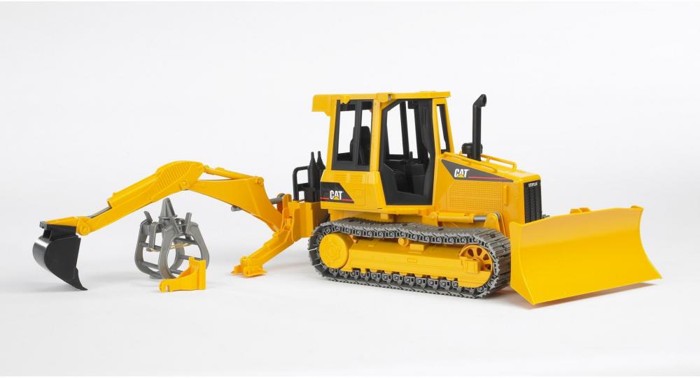 Bruder Spielfahrzeug Landwirtschaft Traktor Zubehör: Heckbagger mit Greifer 02338