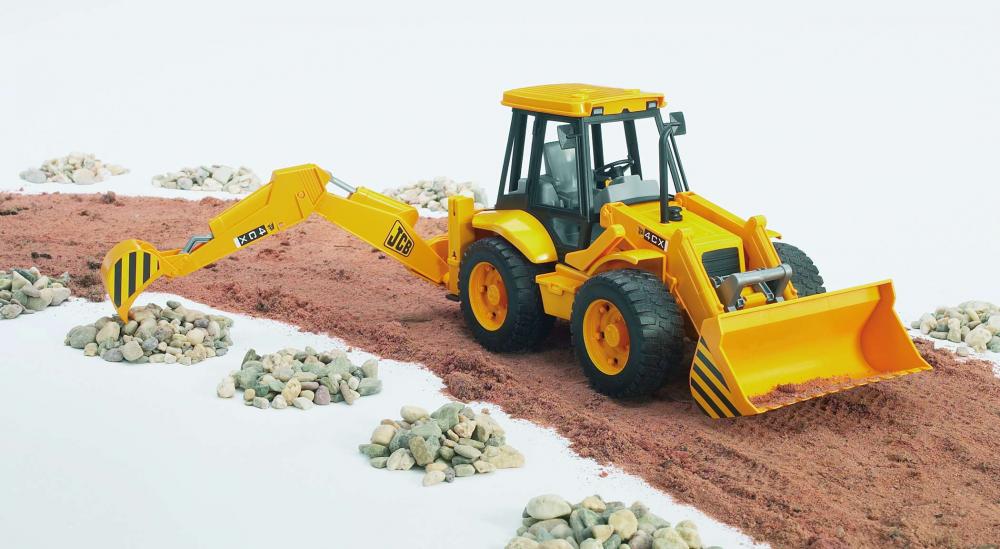 Bruder Spielfahrzeug Baustelle Lader JCB 4CX Baggerlader 02428