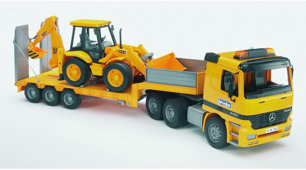 Bruder Spielfahrzeug Baustelle Lader JCB 4CX Baggerlader 02428