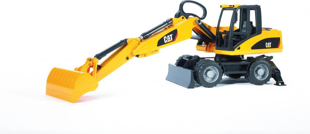 Bruder Spielfahrzeug Baustelle Bagger Cat Mobilbagger 02445