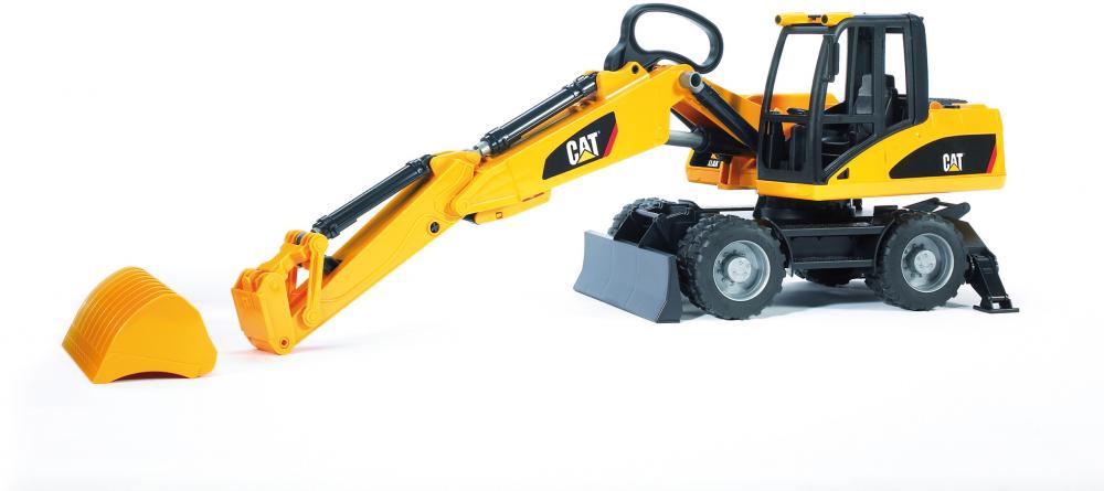 Bruder Spielfahrzeug Baustelle Bagger Cat Mobilbagger 02445