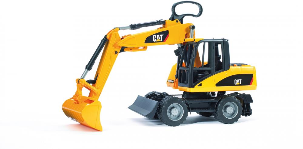 Bruder Spielfahrzeug Baustelle Bagger Cat Mobilbagger 02445