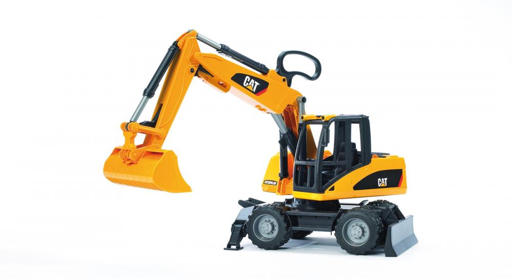 Bruder Spielfahrzeug Baustelle Bagger Cat Mobilbagger 02445