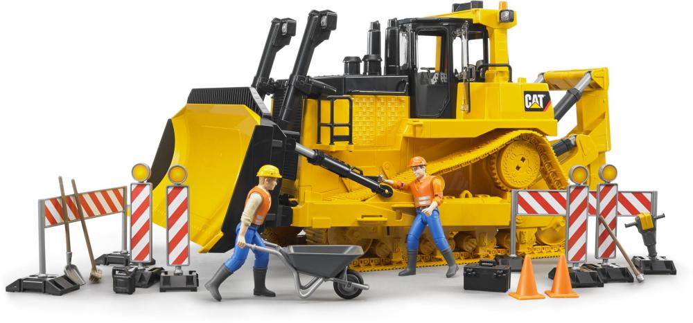 Bruder Spielfahrzeug Baustelle Dozer Cat großer Kettendozer 02452