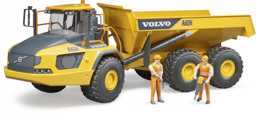 Bruder Spielfahrzeug Baustelle Bagger Volvo A60H Dumper 02455
