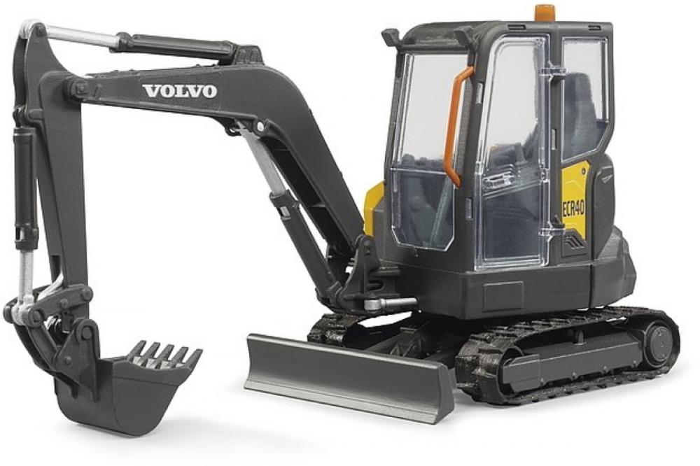 Bruder Spielfahrzeug Baustelle Bagger Volvo Kompaktbagger ECR40 02465