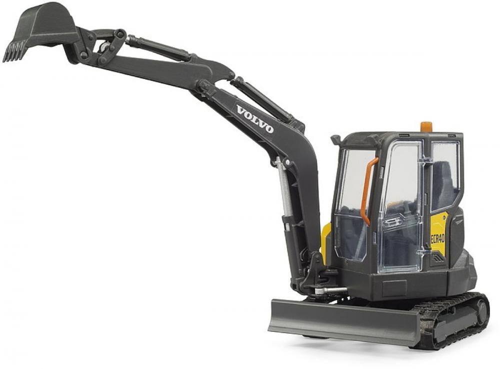 Bruder Spielfahrzeug Baustelle Bagger Volvo Kompaktbagger ECR40 02465