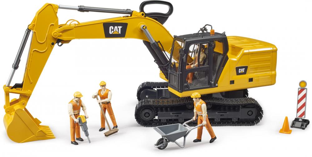 Bruder Spielfahrzeug Baustelle Lader Cat Schaufelbagger 02483