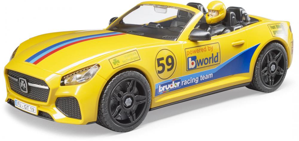 Bruder Spielfahrzeug Freizeit PKW RAM 2500 Power Wagon + BRUDER Roadster Racing Team 02504