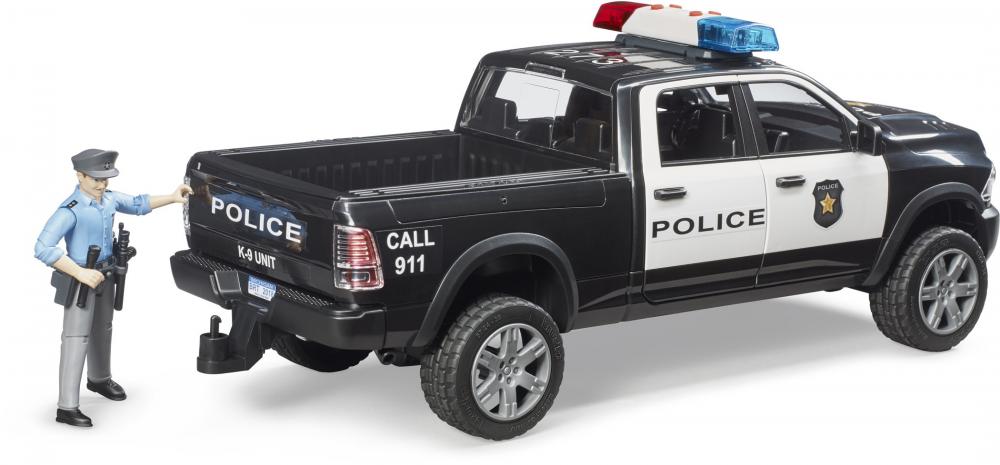 Bruder Spielfahrzeug Polizei RAM 2500 Polizei Pickup mit Polizist und Ausstattung 02505