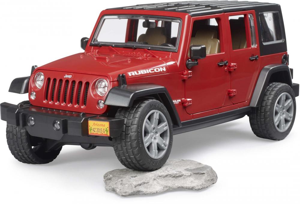 Bruder Spielfahrzeug Freizeit Offroad Jeep Wrangler Rubicon Unlimited 02525