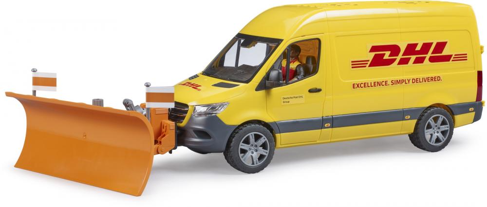 Bruder Spielfahrzeug Nutzfahrzeug PKW MB Sprinter DHL mit Fahrer und Zubehör 02671
