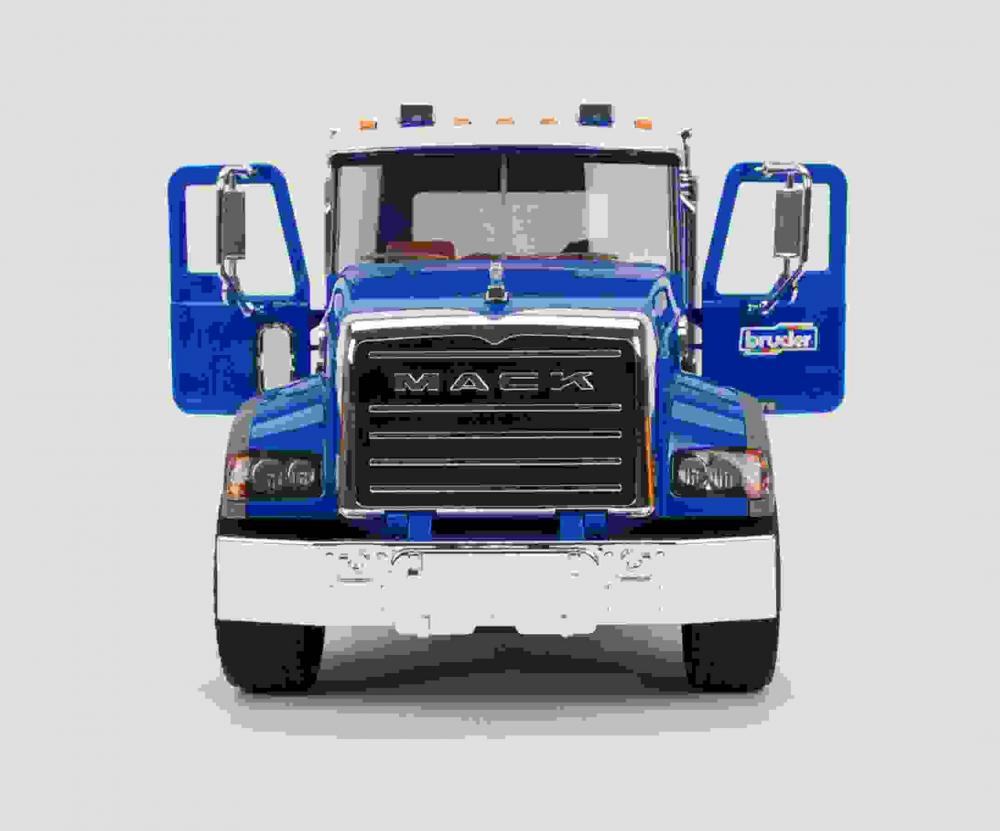 Bruder Spielfahrzeug Baustelle Kipper MACK Granite LKW mit Kippmulde 02815