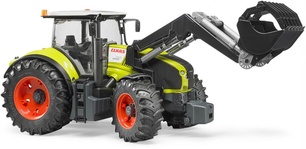 Bruder Spielfahrzeug Landwirtschaft Traktor Claas Axion 950 mit Frontlader 03013