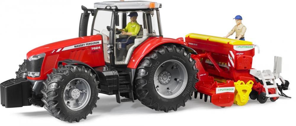 Bruder Spielfahrzeug Landwirtschaft Traktor Massey Ferguson 7624 03046