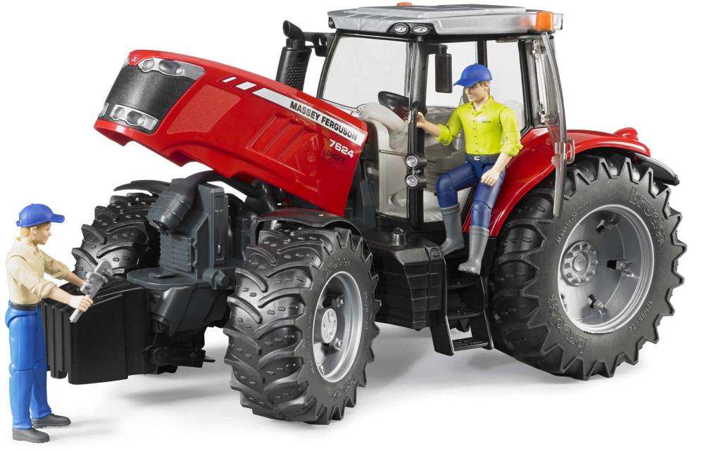 Bruder Spielfahrzeug Landwirtschaft Traktor Massey Ferguson 7624 03046