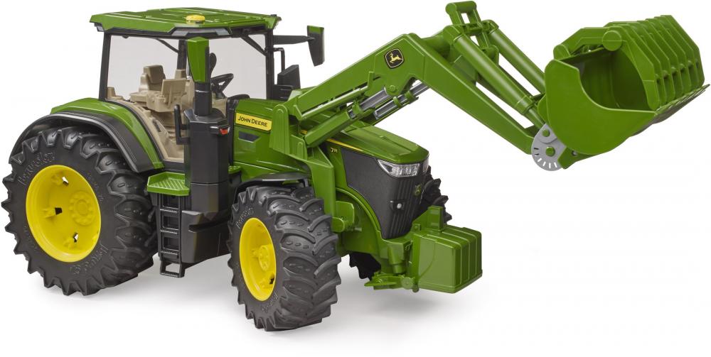 Bruder Spielfahrzeug Landwirtschaft Traktor John Deere 7R 350 mit Frontlader 03151
