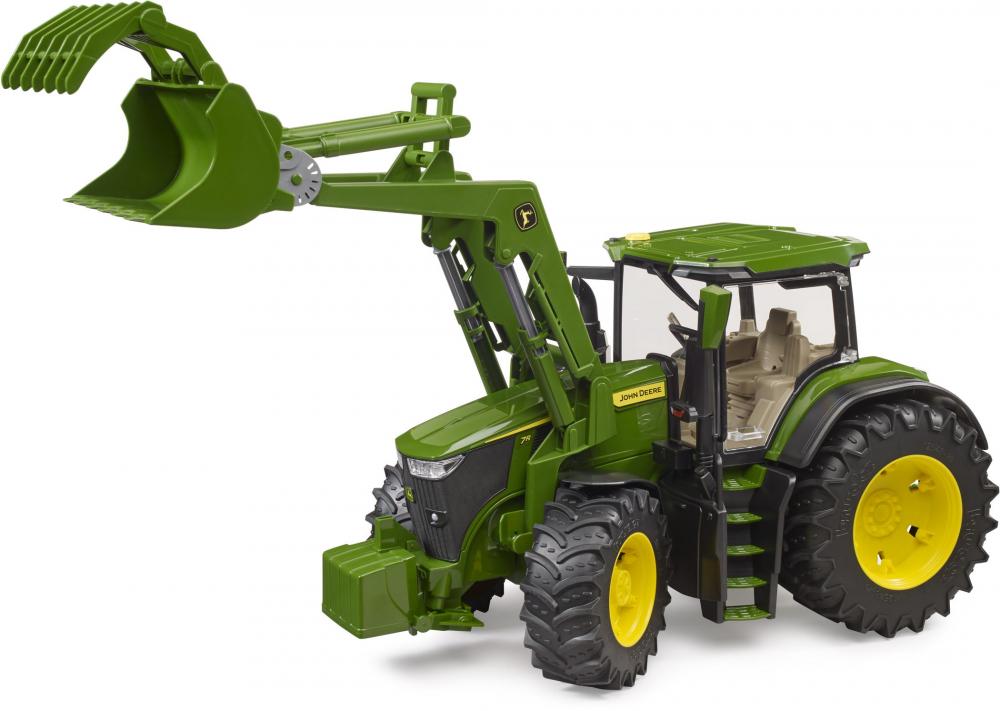 Bruder Spielfahrzeug Landwirtschaft Traktor John Deere 7R 350 mit Frontlader 03151