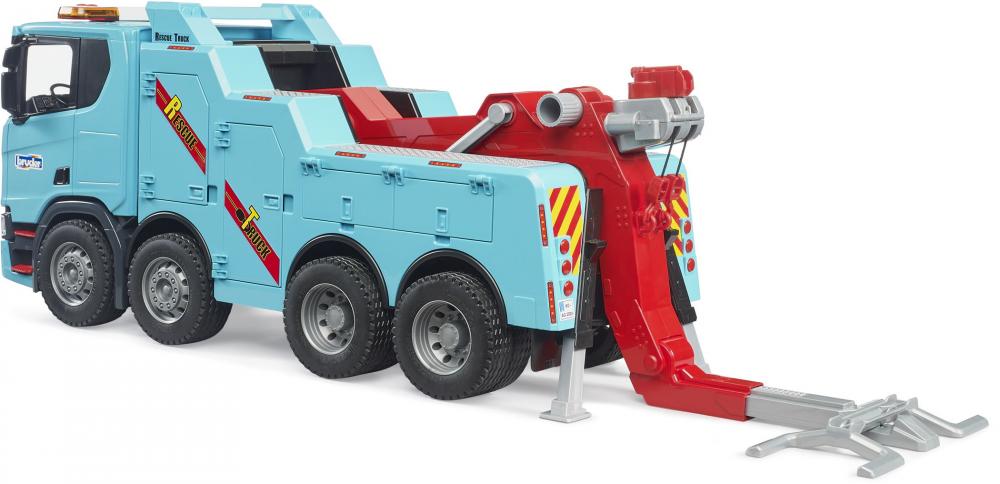 Bruder Spielfahrzeug Service-Fahrzeuge Scania Super 560R Berge- und Abschlepp LKW L+S Modul 03553