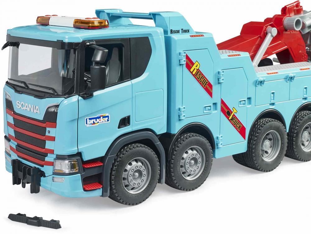Bruder Spielfahrzeug Service-Fahrzeuge Scania Super 560R Berge- und Abschlepp LKW L+S Modul 03553