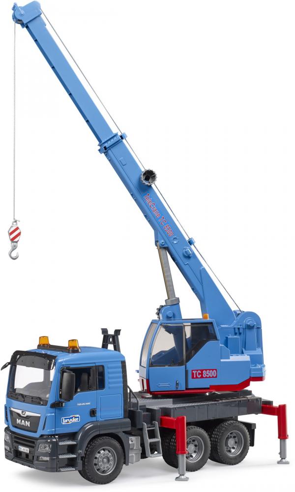 Bruder Spielfahrzeug Baustelle LKW MAN TGS Kran-LKW 03771