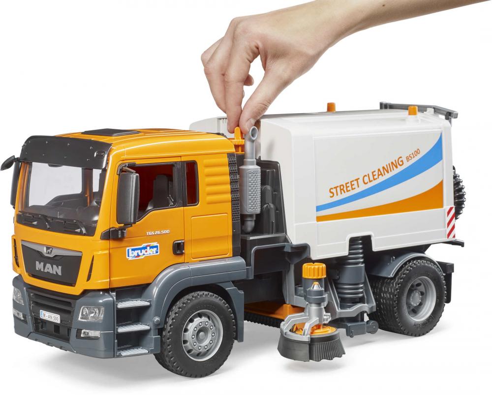 Bruder Spielfahrzeug Nutzfahrzeug Service-Fahrzeuge MAN TGS LKW Straßenreinigung 03780