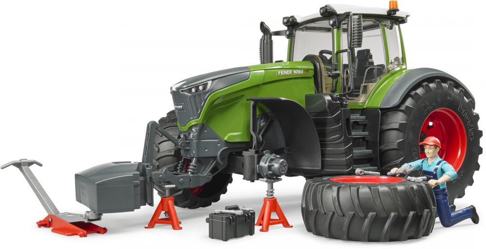 Bruder Spielfahrzeug Landwirtschaft Traktor Fendt 1050 Vario Mechaniker Werkstattausstattung 04041