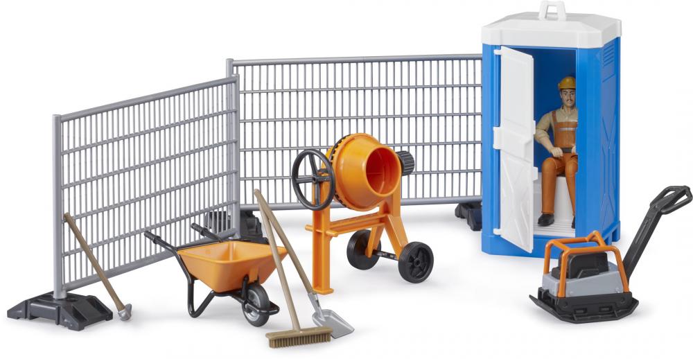 Bruder Zubehör Baustelle bworld Baustellenset 62008