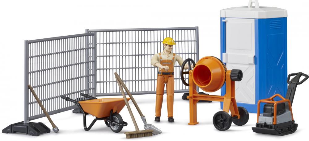 Bruder Zubehör Baustelle bworld Baustellenset 62008