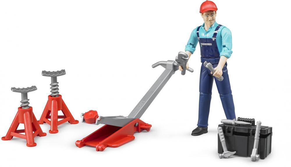 Bruder Spielfiguren Set Nutzfahrzeug bworld Werkstatt 62100